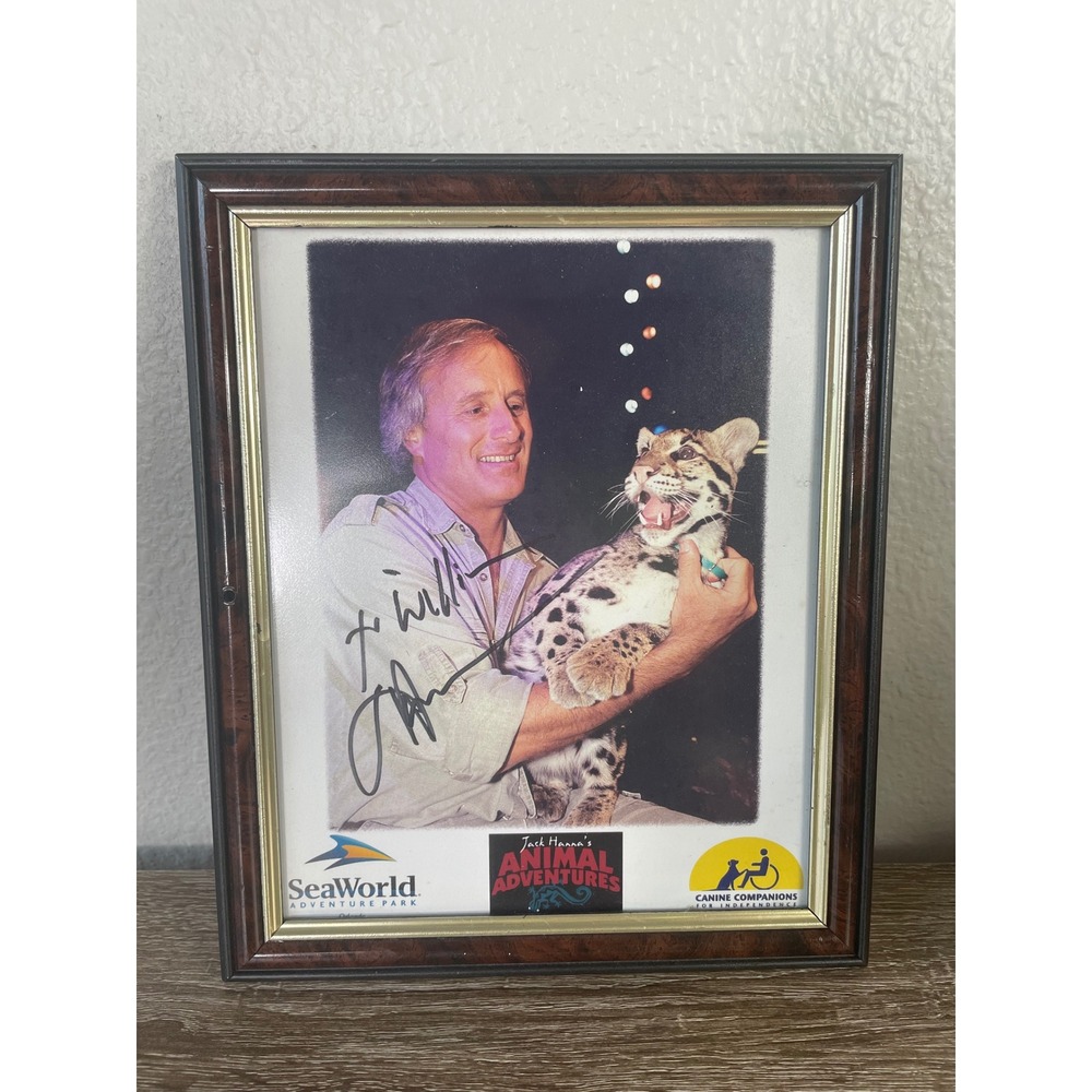 Jack Hanna Signed Photo Framed 8x10 Autograph Wildlife Zoo Collectible